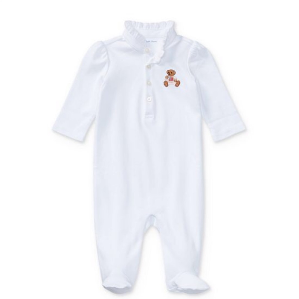 Ralph Lauren footed onesie